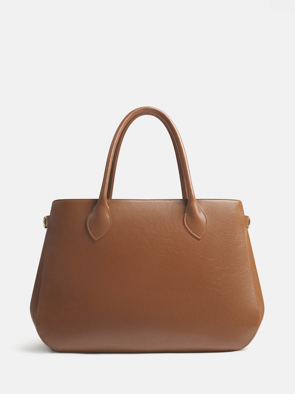 Reformation Oversized Patrizia Bag in walnut leather.